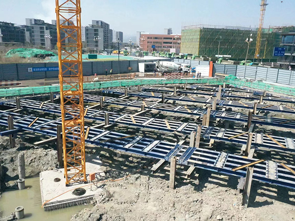 預應力型鋼組合支撐-浙江交控城市發展有限公司舞陽街道 2021-003-1、003-2 號地塊施工(一標段)